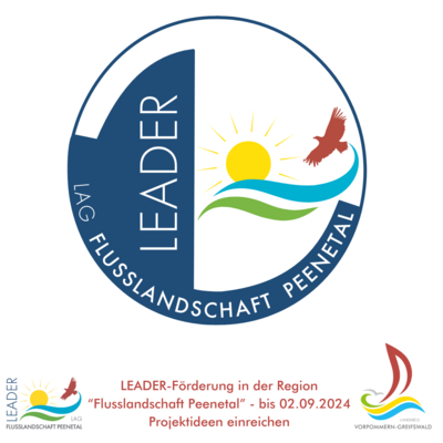 Logo LEADER Flusslandschaft Peenetal